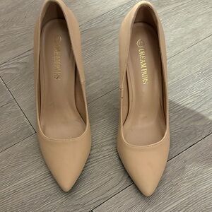 Dream Pairs Women's Beige Heels